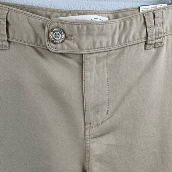 Canyon River Blues Mid-Rise Modern Fit Straight Wide Leg Pants Khaki Tan NWT 8 - Picture 6 of 12